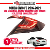 HONDA CIVIC FC 2016-2020 LED SEQUENTIAL SIGNAL WELCOME LIGHT DRAGON SCALE STYLE SMOKE TAILLAMP