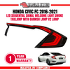 HONDA CIVIC FC 2016-2021 LED SEQUENTIAL SIGNAL WELCOME LIGHT TAILLAMP WITH GARNISH LAMP