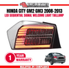 HONDA CITY GM2/GM3 2008-2014 LED SEQUENTIAL SIGNAL WELCOME LIGHT ALBINO TAILLAMP